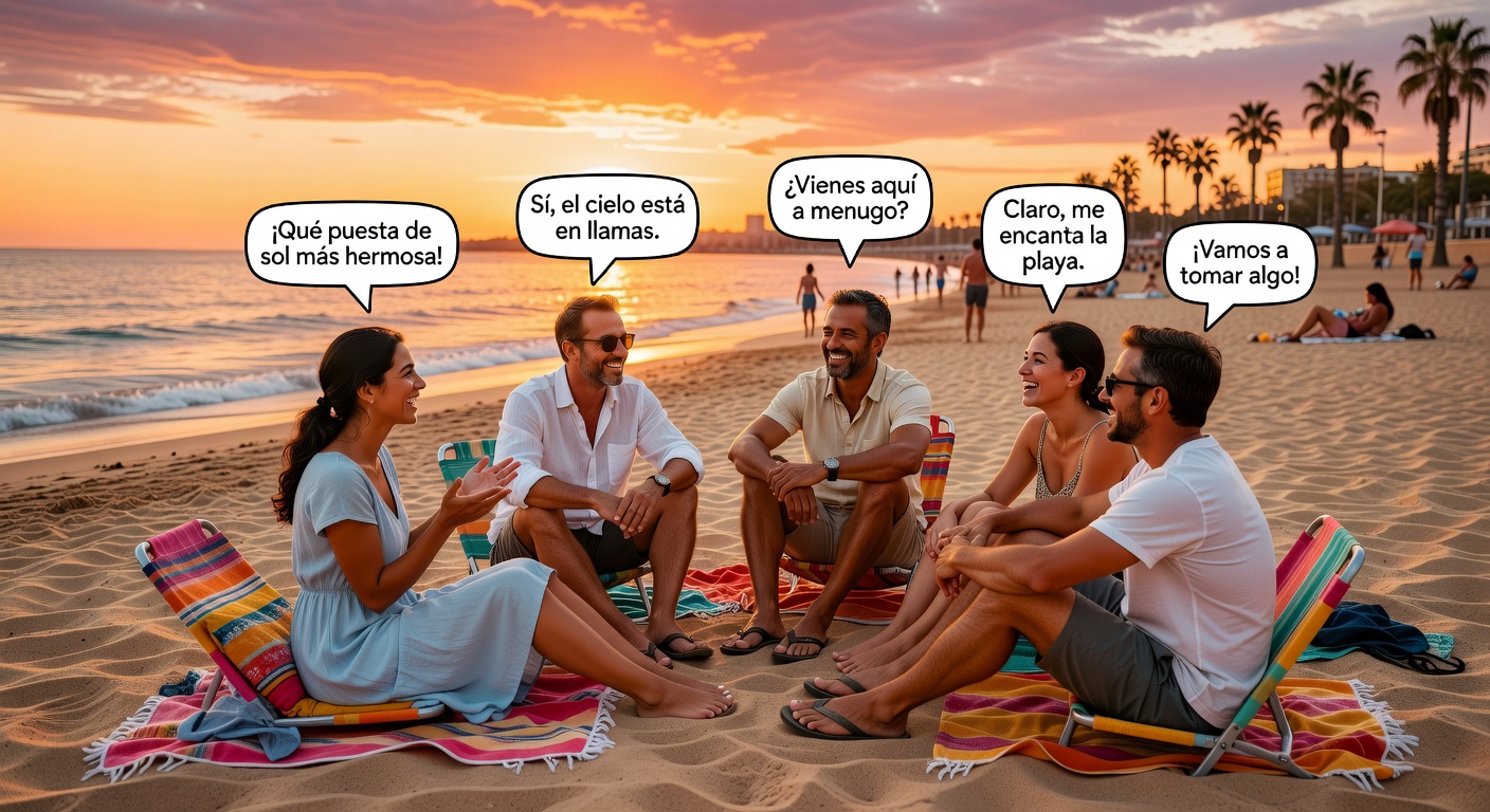 Barcelona al atardecer