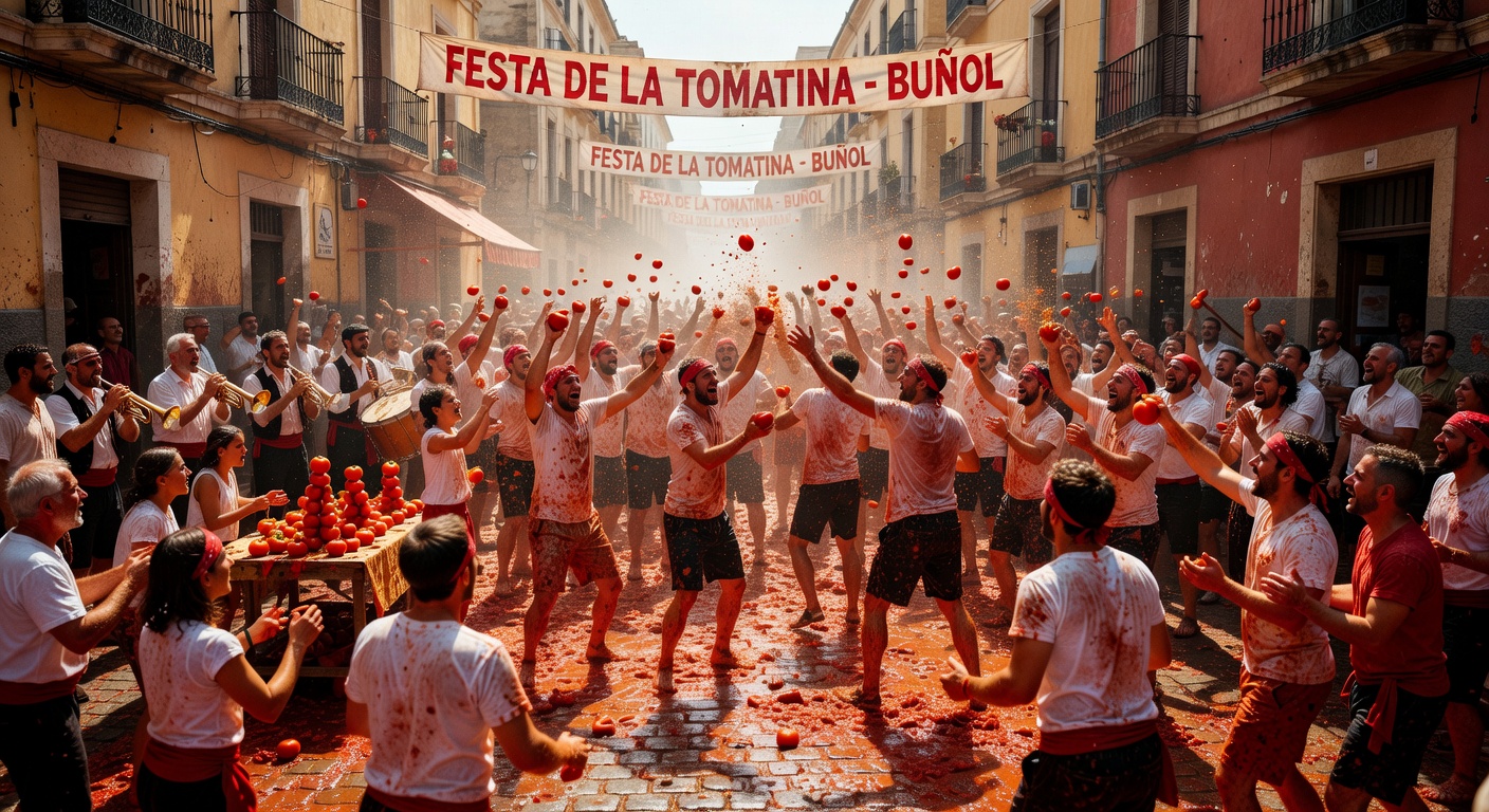La Tomatina en Buñol
