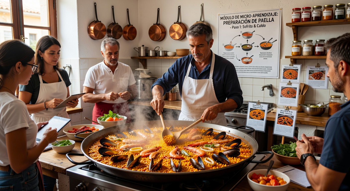Clase de cocina española